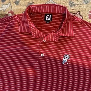 Alabama Men’s Golf Polo Footjoy Swinging Elephant Club